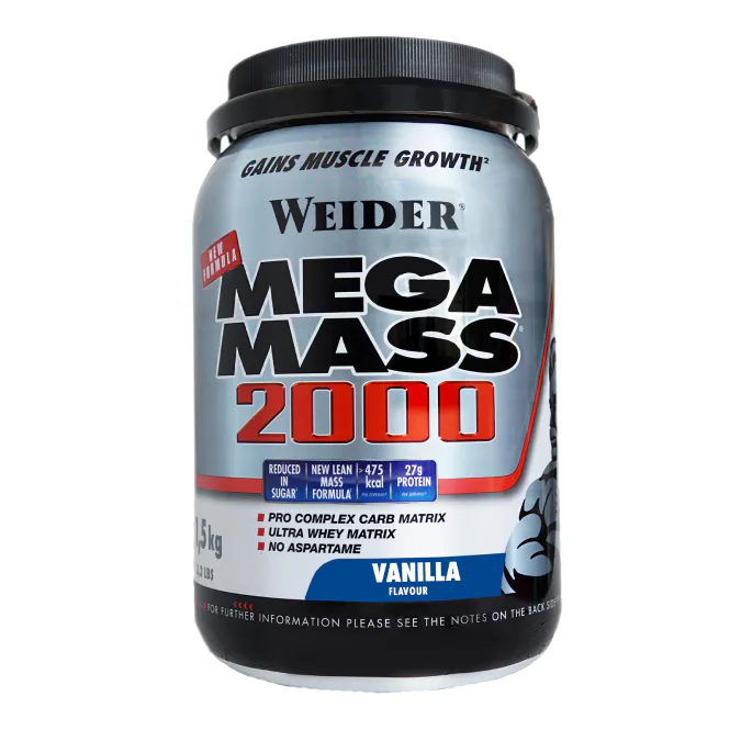 Hovedbilde Weider Mega Mass 2000 – 1500g