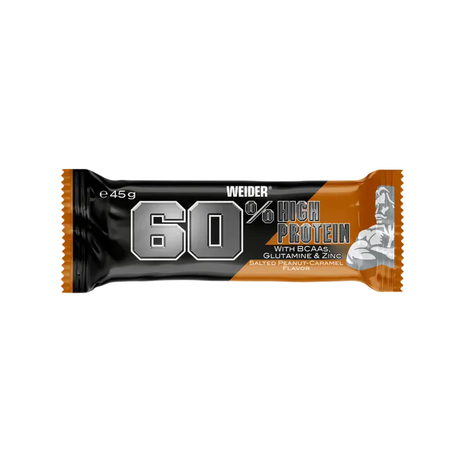 Hovedbilde Weider 60 % Protein Bar Salted Peanut Caramel 1 ...