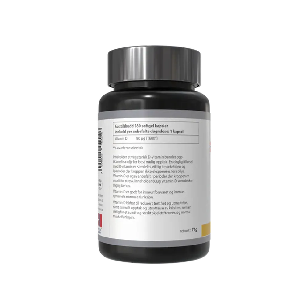 D-Max 80 D-vitamin: 6 måneders forbruk