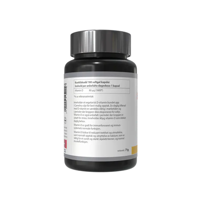Hovedbilde D-Max 80 D-vitamin - 180 kapsler