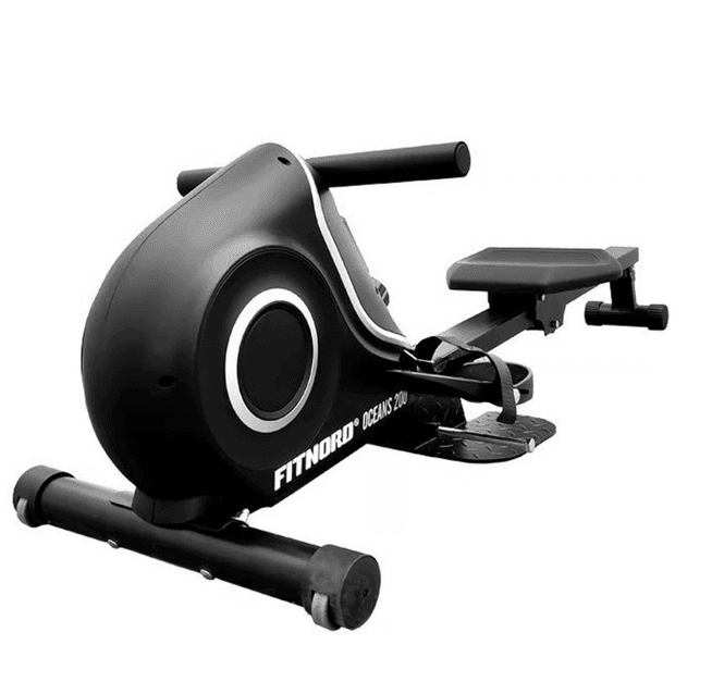 Hovedbilde FitNord Oceans 200 Romaskin + Remskive med bicep- ...