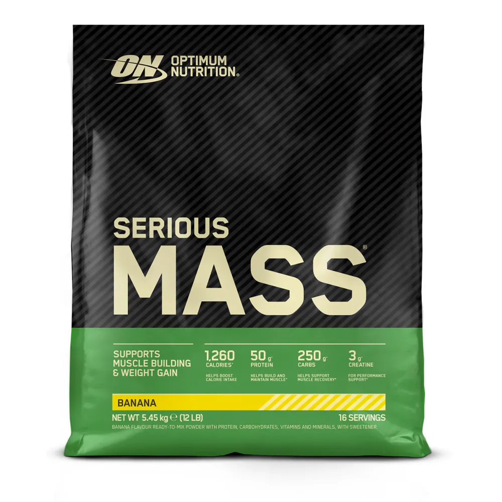 Optimum Nutrition Serious Mass Proteinpulver - Flere varianter – 5450g
