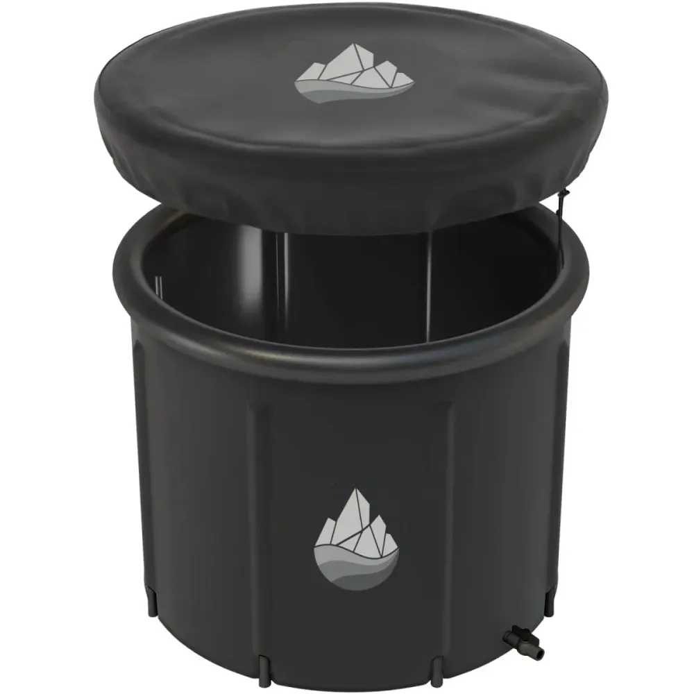 Isbad 330 liter - sammenleggbar isbadestamp 75 x 75 cm