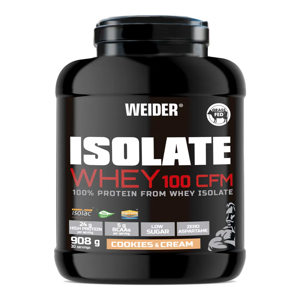 Weider Isolate Whey – Flere varianter – 908g