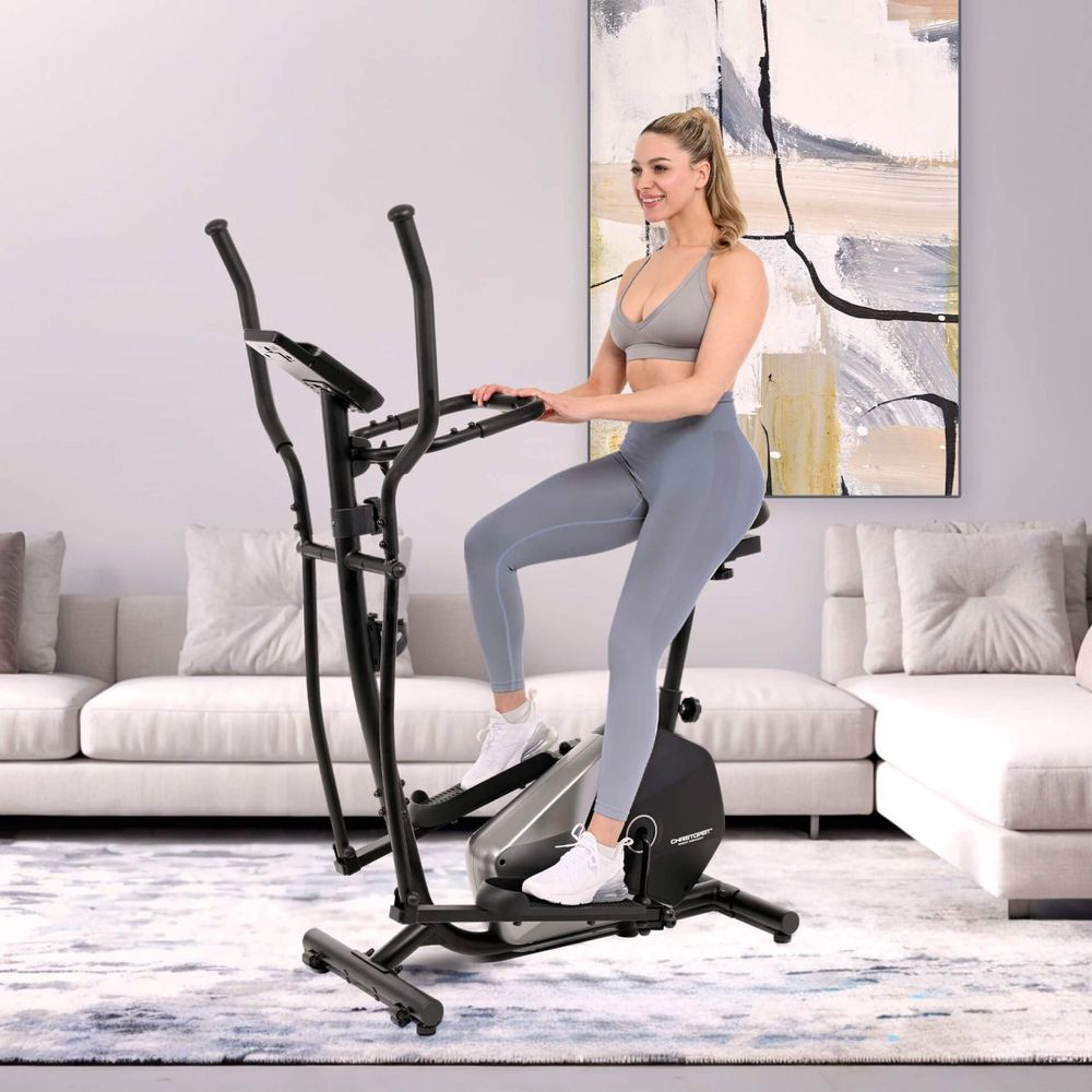 2-i-1 crosstrainer og ergometersykkel CT 6 fra Christopeit